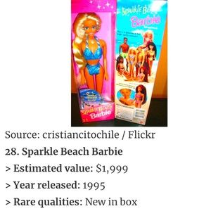 💙💕SPARKLE BEACH BARBIE 💙💕!